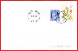 NORWAY - 5576 ØVRE VATS (Rogaland County) - Last Day/postoffice Closed On 1997.08.30 - Emisiones Locales