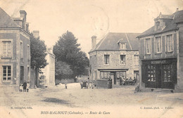 CPA 14 BOIS HALBOUT ROUTE DE CAEN - Other & Unclassified