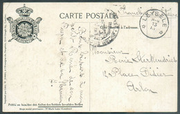 C.P. En S.M. De (cachet Relais) LEYSELE * Du 13-III-1918 Vers Arlon.  TB   - 18187 - Niet-bezet Gebied