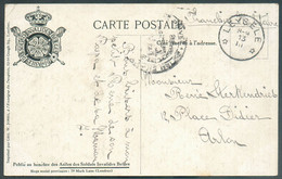 C.P. En S.M. De (cachet Relais) LEYSELE * Du 13-III-1918 Vers Arlon.  TB   - 18187 - Zona No Ocupada