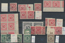 Deutsches Reich - Weimar: 1923, Rentenpfennig, Spezialpartie Mit 25 Marken, Dabei 3 Pfg. POR, 5 Pfg. - Colecciones