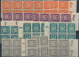 Deutsches Reich - Weimar: 1924, Flugpost Holztaube, 20 Komplette Serien In Einheiten, Postfrisch (no - Colecciones