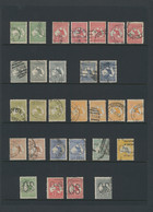 Australien: 1913-45 'Kangaroos': Collection Of 96 Used Stamps Plus A 1915 9d. Mint, From ½d. To 10s. - Colecciones