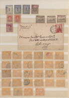 Hawaii: 1870/1900 (ca.), Assortment Of Apprx. 280 Stamps (plus Some Early Forgeries/reprints). - Hawai