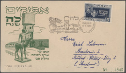 Israel: 1948/1948, SEPCIAL EVENT/SLOGAN POSTMARKS, Assortment Of Apprx. 390 Covers (mainly Cacheted - Cartas & Documentos