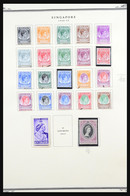 Singapur: 1948-1984. Well Filled, Mostly MNH And Mint Hinged Stamp Collection Singapore 1948-1984 On - Singapur (...-1959)