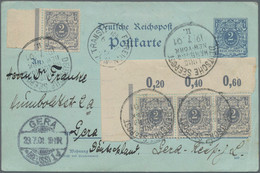 Deutsche Schiffspost Im Ausland - Seepost: 1893/1936 (ca.), Rd. 50 Belege Mit Teils Interessanten Ab - Andere & Zonder Classificatie