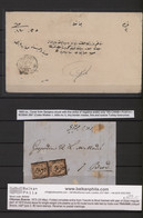 Bosnien Und Herzegowina - Vorphila: 1840/1875 (ca.), Turkish Period, Lot Of Four Letters (two Stampl - Bosnia Herzegovina