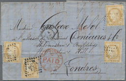 Frankreich: 1831/1901, Interessantes Lot Mit 32 Altbriefen In Teils Etwas Unterschiedlicher Erhaltun - Colecciones Completas