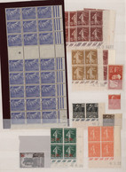 Frankreich: 1930/1980 (ca.), Mainly Before 1950, Holding Of More Than 300 COINS DATES (almost Exclus - Colecciones Completas