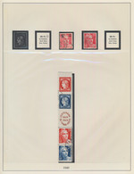 Frankreich: 1945/1983, A Neat Collection In Three Lindner/Safe Binders: 1945/1964 Fine Used And 1960 - Colecciones Completas