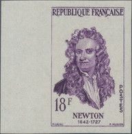 Frankreich: 1955/1957, Famous Persons, Specialised Assortment: 1955 30fr. "Laplace" Epreuve D'artist - Colecciones Completas