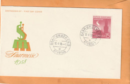 Saar 1958 FDC - Brieven En Documenten