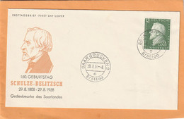 Saar 1958 FDC - Lettres & Documents