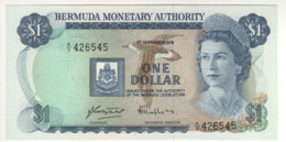 BERMUDA 1 Dollar    (Queen Elizabeth II -  Sailings Boats)  P28b    Dated  1st September 1979  AU-UNC - Bermudas