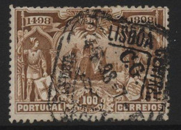 Portugal (60) 1898 Vasco Da Gama 100r Brown. Used - Otros & Sin Clasificación