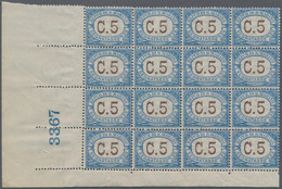 San Marino - Portomarken: 1925, Postage Due 5c. Blue/brown In A Lot With About 800 Stamps Mostly In - Impuestos