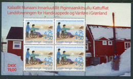 GREENLAND 1996 Society For The Disabled Block MNH / **  Michel Block 11 - Bloques