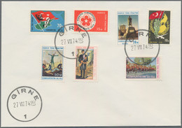 Türkisch Zypern: 1974/1987, A Neat Collection Of (only Different) F.d.c., Which Is Complete Up To Mi - Cartas & Documentos