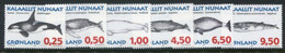 GREENLAND 1996 Whales I MNH / **  Michel 287-92 - Unused Stamps