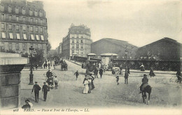 PARIS - Place Et Pont De L'Europe. - Arrondissement: 08