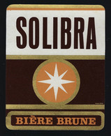 étiquette Bière Côte D'Ivoire: Biere Brune  Solibra Brasserie Abidjean - Birra