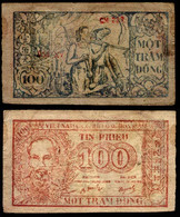 North Vietnam Viet Nam 10 Dong VF++ Banknote Note 1950-51 - Pick # 53b - Viêt-Nam