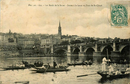 Boulogne Billancourt * Joutes à La Lance Au Pont De St Cloud * Les Bords De La Seine - Boulogne Billancourt