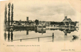 Auxerre * Vue Générale Du Pont De Gien * Péniche Batellerie - Auxerre