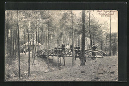 AK Bad Lippspringe, Verlobungstempel Mit Brücke - Bad Lippspringe