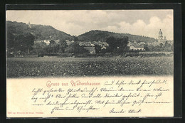 AK Waltershausen, Panoramablick Von Der Feldwiese - Waltershausen