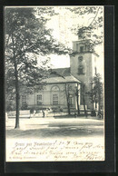 AK Neumünster, Totalansicht Der Evang. Kirche - Neumünster