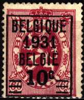 Belgium 1931 Mi 301 Precancel (1) NG - Sobreimpresos 1929-37 (Leon Heraldico)