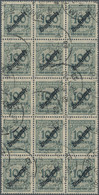 Deutsches Reich - Dienstmarken: 1923, 100 Mio. M. Dunkelgrünlichgrau Mit Schlangenaufdruck Im Senkre - Dienstzegels