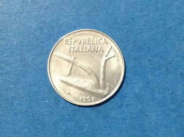 ITALIA REPUBBLICA ITALY COIN MONETA CIRCOLATA 10 LIRE SPIGHE 1992 - 10 Lire
