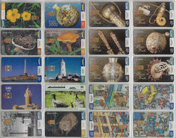 Uruguay 20 Different Phonecards Themes Fauna Flora Lighthouse Traditions Including A Puzzle - Uruguay