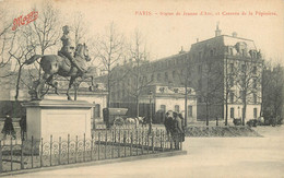 PARIS - La Caserne De La Pépinière , Statue De Jeanne D'Arc. - Arrondissement: 08
