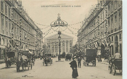PARIS - Rue Royale, Les Souverains D'Italie à Paris. - Arrondissement: 08