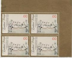 TIMBRES - STAMPS - PORTUGAL - 1994 - DEPOSE DU CHRIST AU TOMBE - SEC. XVIe - BLOC 4 TIMBRES NEUFS - BORD FEUILE - Sculpture