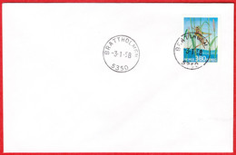 NORWAY - 5350 BRATTHOLMEN (Hordaland County) = Vestland From Jan.1 2020 - Last Day/postoffice Closed On 1998.01.03 - Local Post Stamps