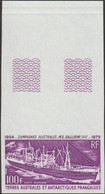 TAAF 1973 Y&T PA 29. Essai De Couleurs, Mauve. Bateau Gallieni - Imperforates, Proofs & Errors