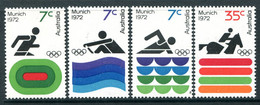 Australia 1972 Olympic Games, Munich Set MNH (SG 518-521) - Ungebraucht