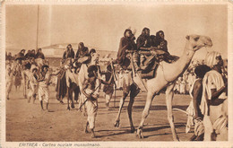 09616 "ERITREA - CORTEO NUZIALE MUSSULMANO"  CART. ORIG. SPED. 1936 - Eritrea