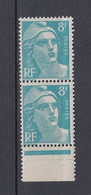 N° 810 Type Marianne De Gandon: Belle Paire De 2 Timbres Neuf Impeccable - Unused Stamps