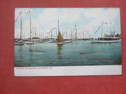 Glitter Added  Yachts In Harbor     Newport  Rhode Island > Newport >    Ref  4959 - Newport