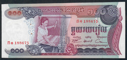 CAMBODIA P15 100 RIELS  1972  Signature 13  FIRST SIGNATURE    UNC - Cambodge