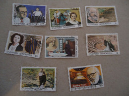 GREECE  USED   STAMPS  1987  THEATRE   FAMOUS PEOPLES - Théâtre