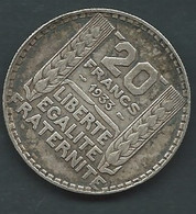 Piece  - France - 20 Francs Turin Argent 1933-  Pic 6106 - 20 Francs