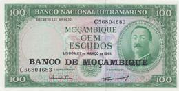 Mozambique #117a, 100 Escudos (1976) Banknote - Mozambique