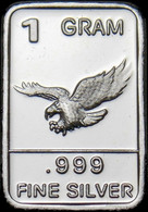 USA 1 Gram .999 Fine Silver Bar - American Eagle - NEW - Uncirculated - Autres – Amérique